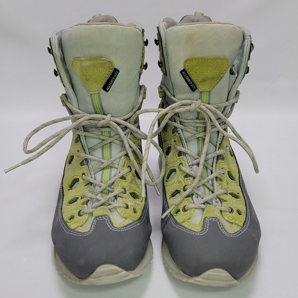 Asolo Shoes - Asolo Alliance GTX Hiking Boots Waterproof GORE-TEX Green Gray Trail size 9